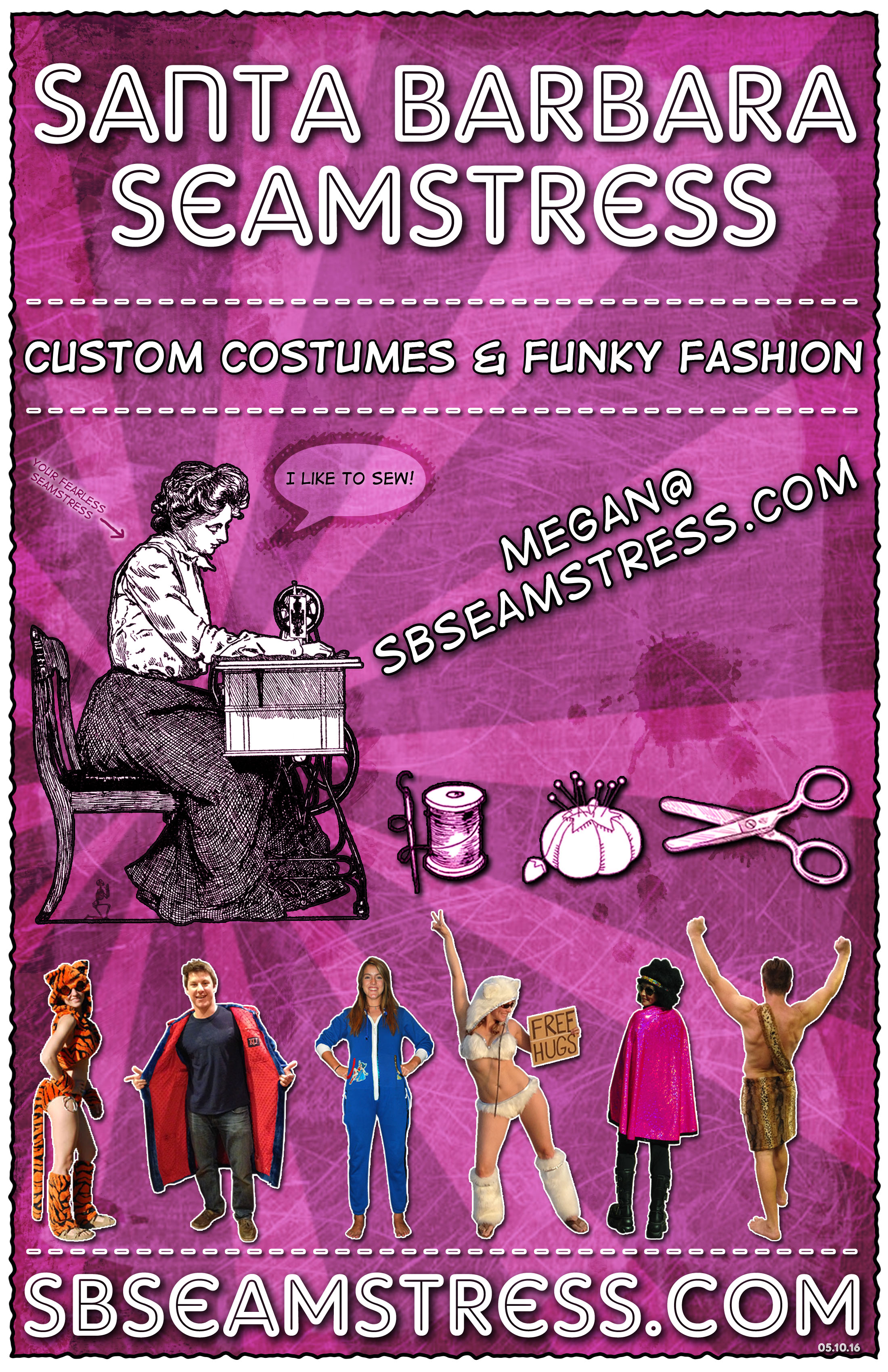 Santa Barbara Seamstress Flyer-Pink- SB Seamstress Santa Barbara Seamstress Flyer-Pink- SB Seamstress